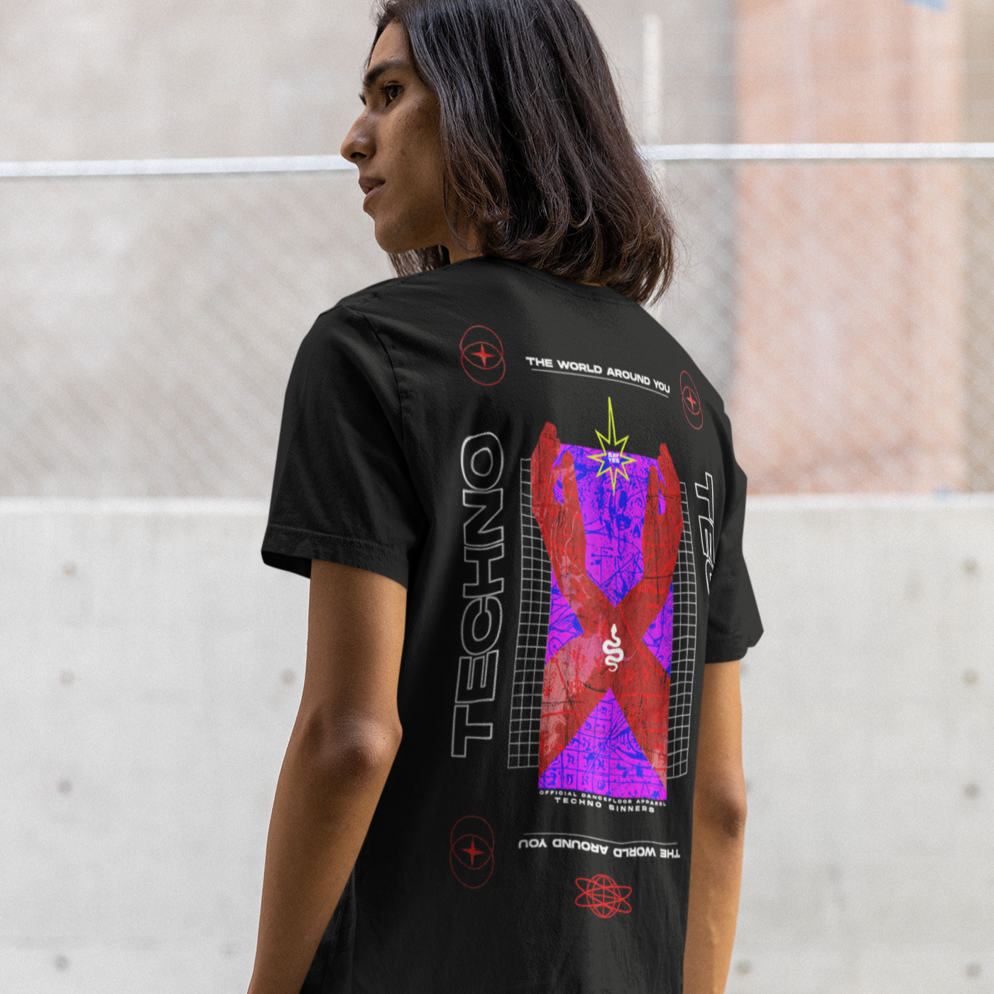 THE WORLD AROUND YOU OVERSIZED SHIRT