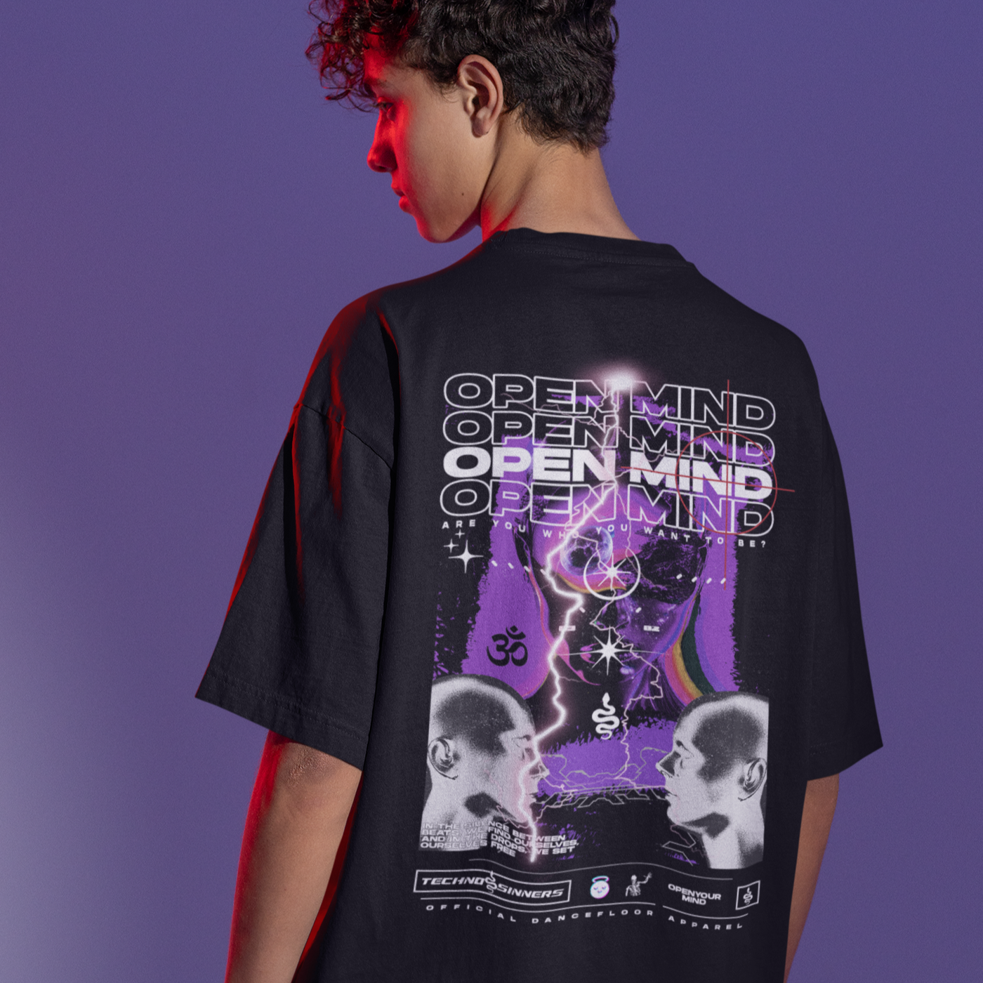 OPEN MIND OVERSIZED SHIRT